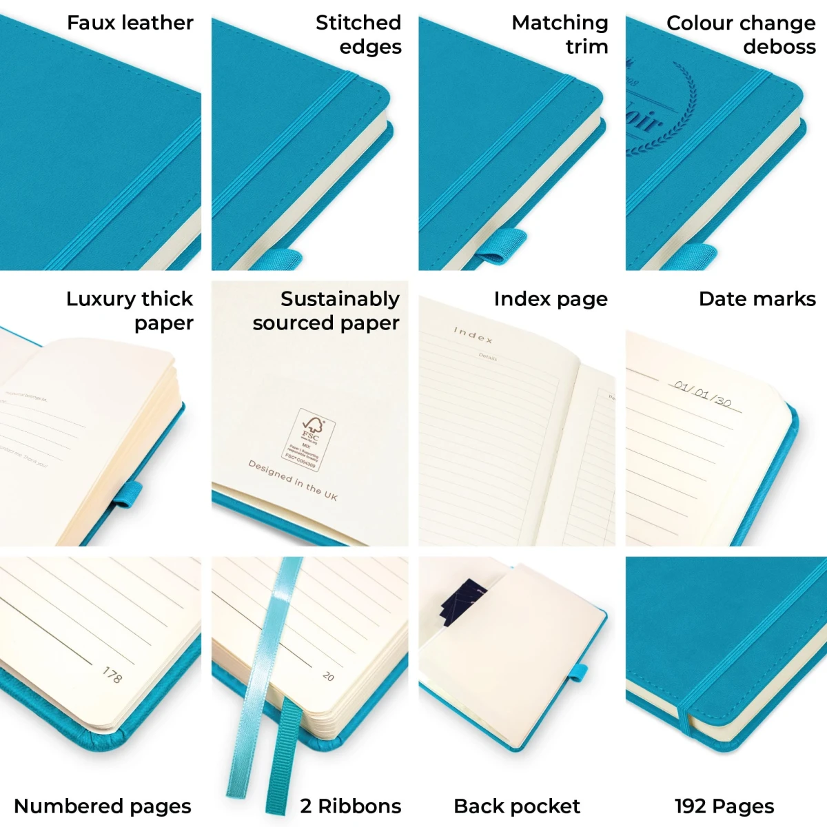 Moretti A5 notebook features