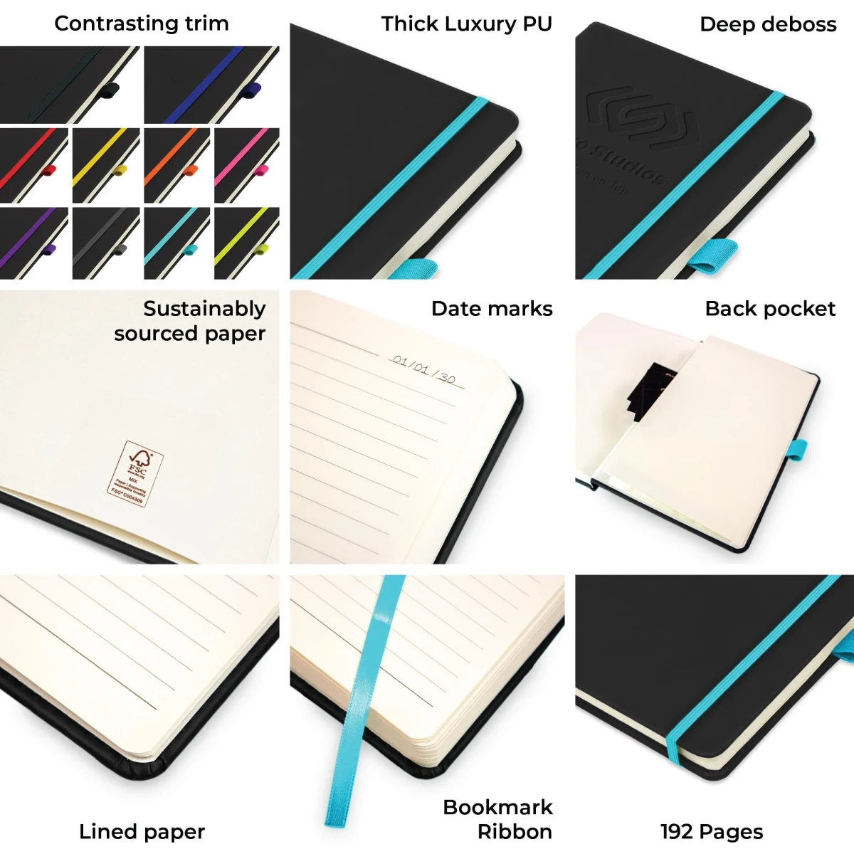 DeNiro A5 notebook features