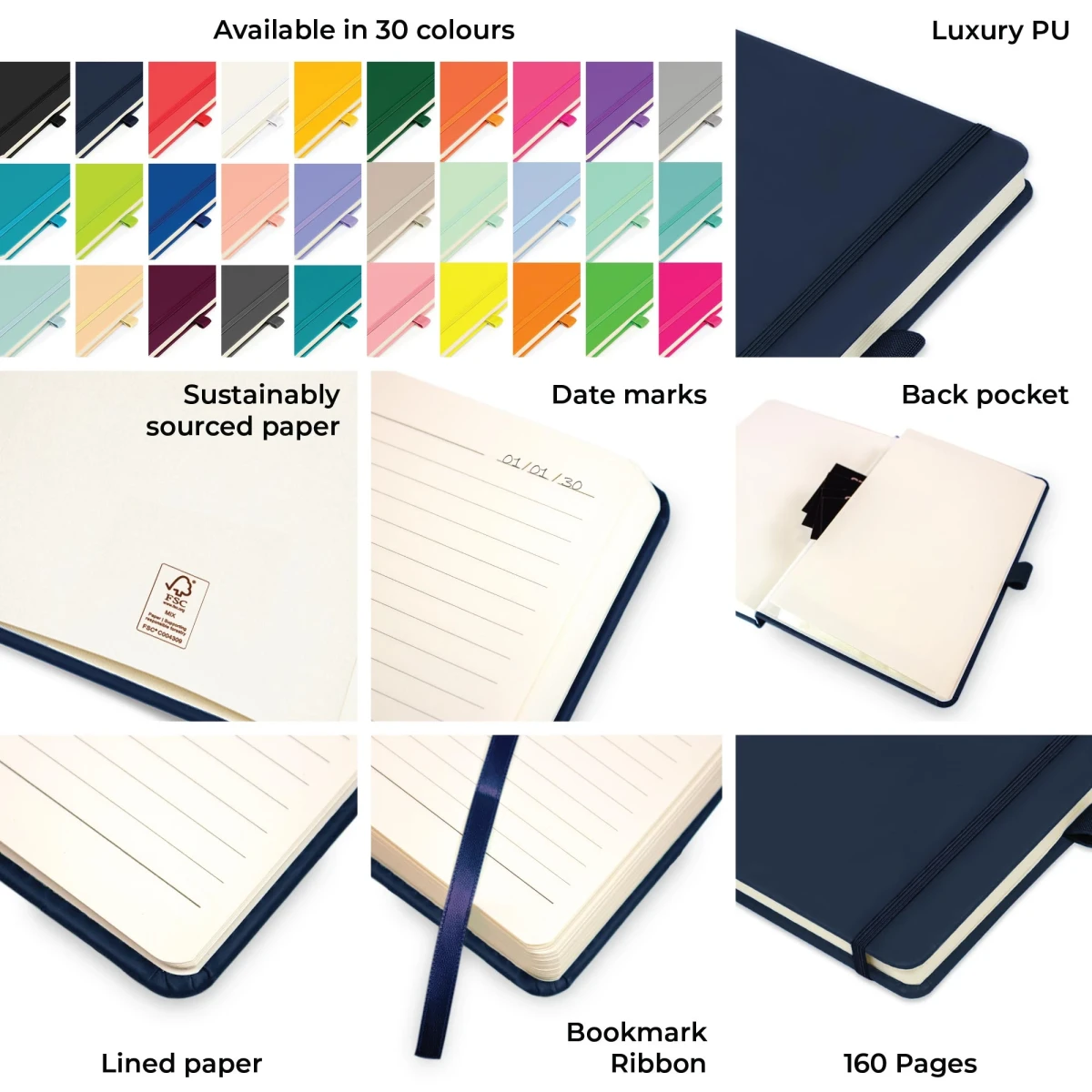 Wilson A5 notebook features