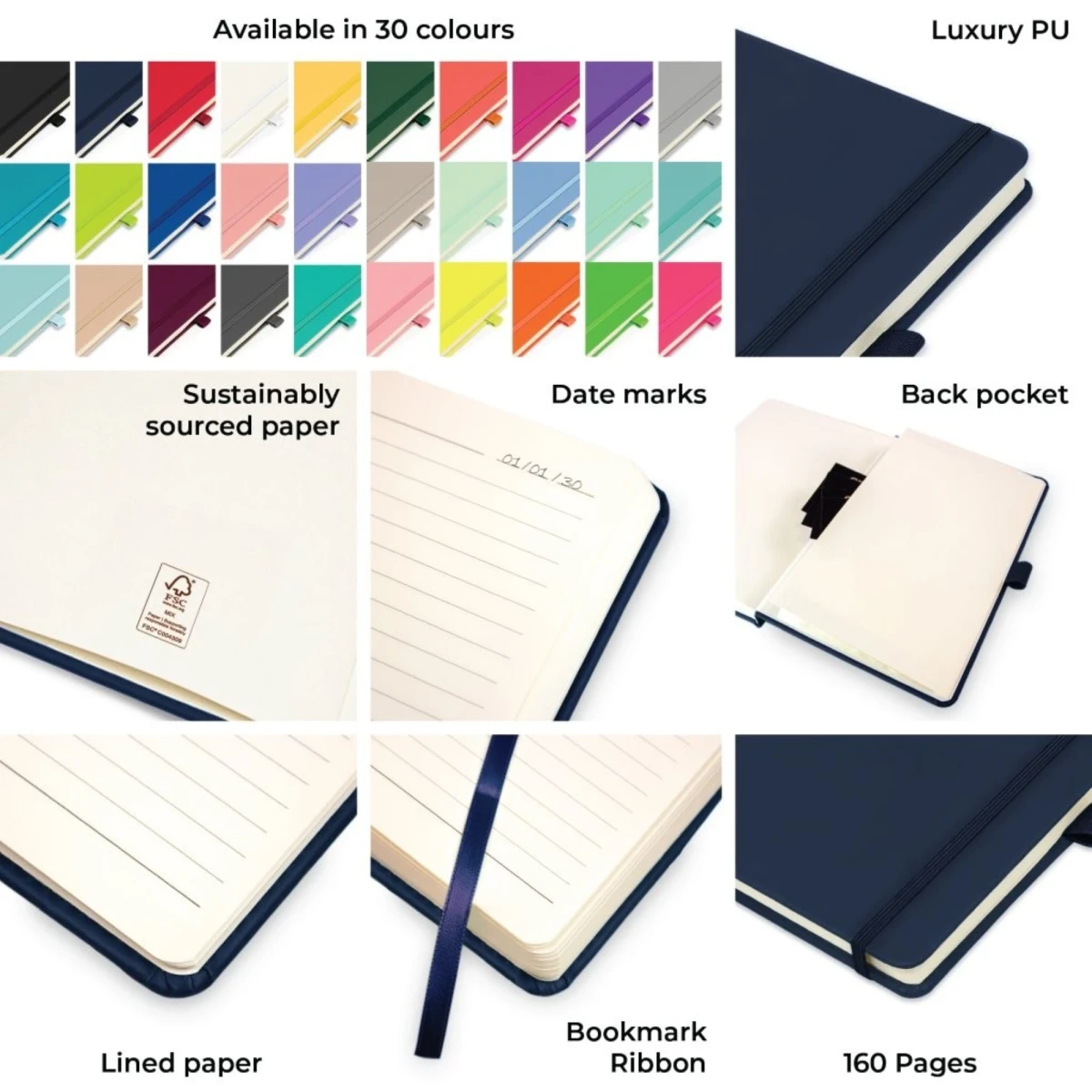 Wilson A5 notebook features