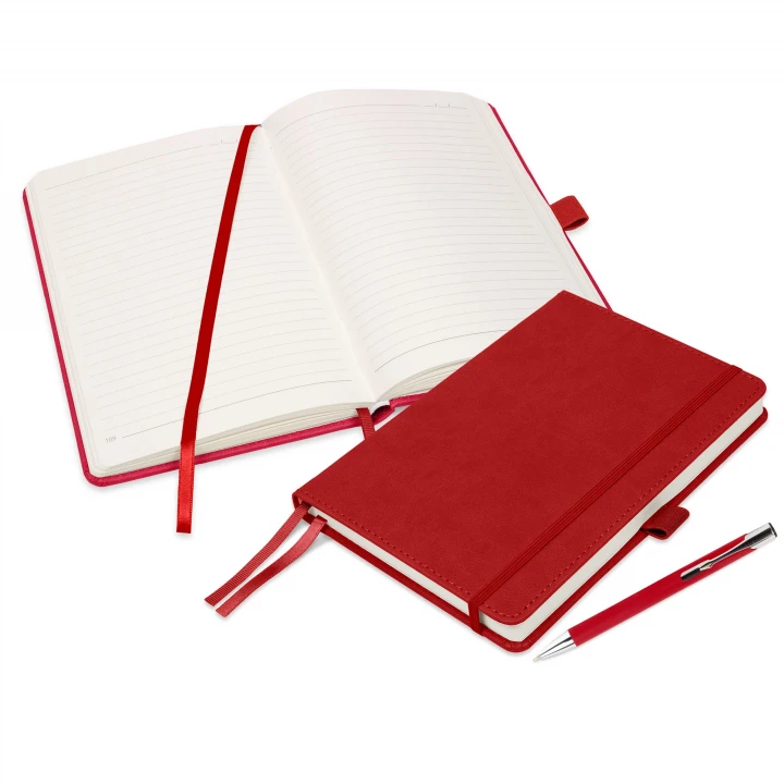 Moretti red book with pen