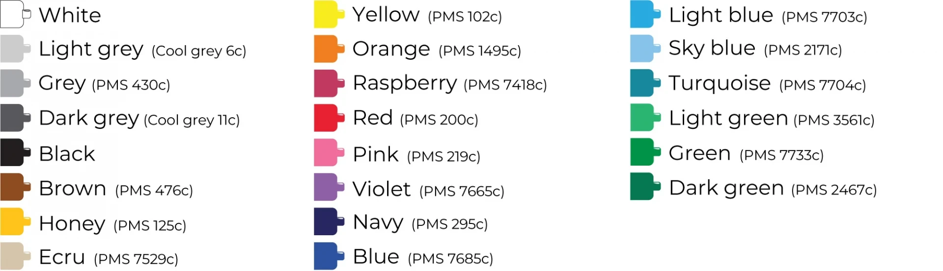Primo pen loop & elastic colours